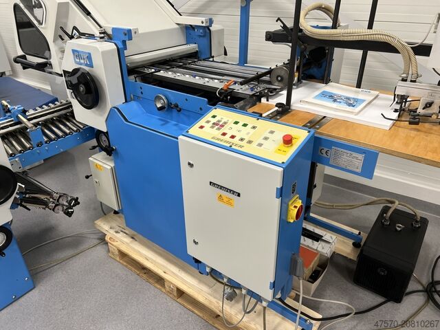 Falzmaschine GUK FA 49/4 Folding Machine + GUK FA 49/4 Cross Folding Module