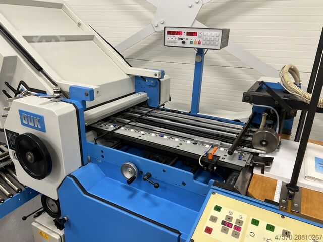 Falzmaschine GUK FA 49/4 Folding Machine + GUK FA 49/4 Cross Folding Module