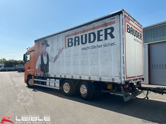 Flatbed truck with tarp MERCEDES-BENZ Actros 2548*Stream Space*Fliegl Jumbo**