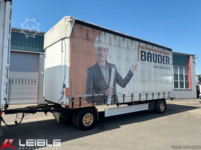 Open trailer with tarp FLIEGL ZPS180*54m³ Jumbo Anh*Hubdach*Stapleraufnahme