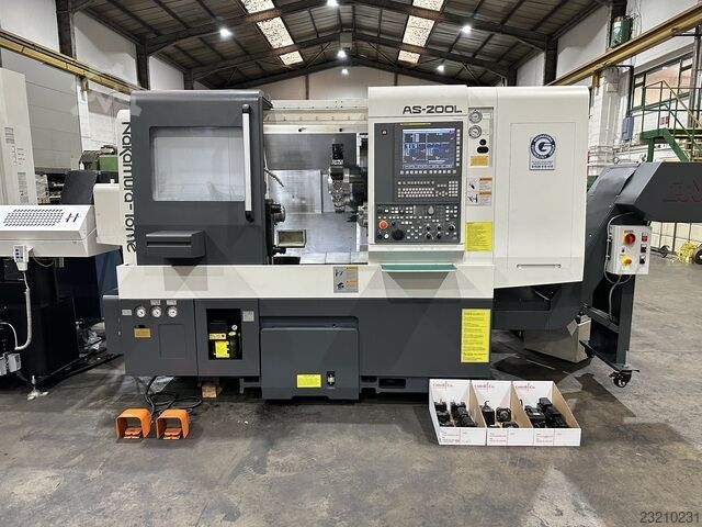Turning Centre 5 Axis Machine Nakamura-Tome Tome AS200L Twin Spindle