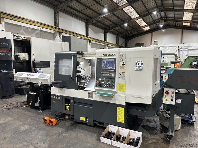 Turning Centre 5 Axis Machine Nakamura-Tome Tome AS200L Twin Spindle