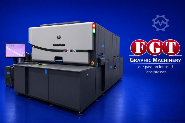 FGT Graphic Machinery - Digital label printer. HP Indigo 7800