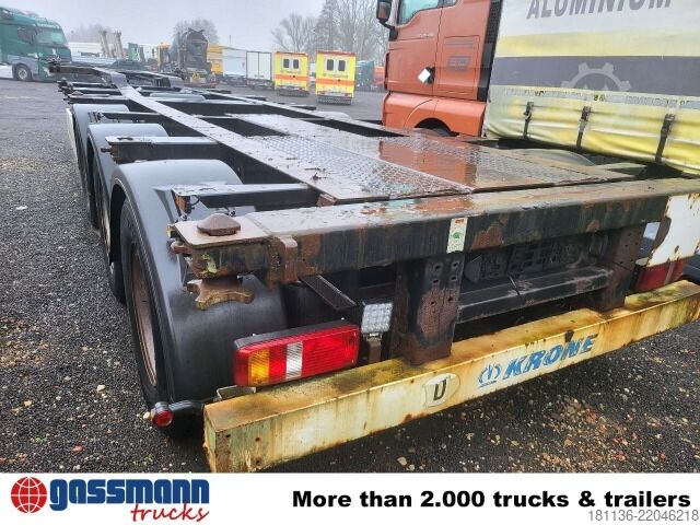 Swap body semitrailer Krone SD Container-Chassi, 20/2x20/30/40 Fuß