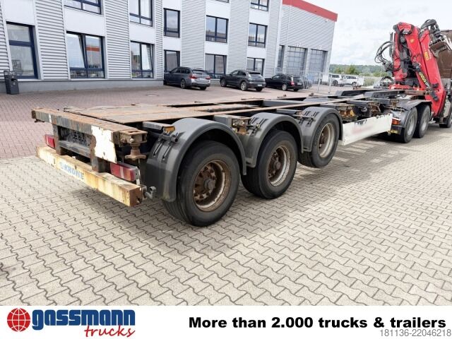 Swap body semitrailer Krone SD Container-Chassi, Liftachse, 20/2x20/30/40