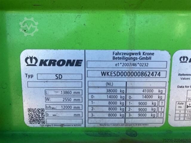 Semitrailer Krone Profi Liner Standard