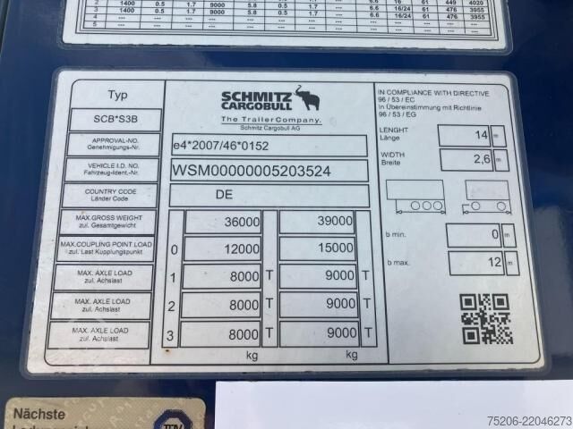 Reefer semitrailer  S.KO 24/L ? 13.4 FP 60 COOL Standard