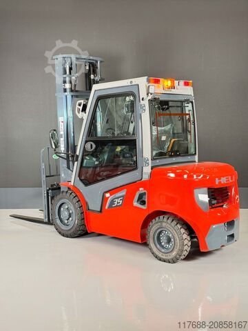 Diesel front loader Heli CPCD35-G3- Diesel - 3,5t 4m Hub -Kabine - Garantie