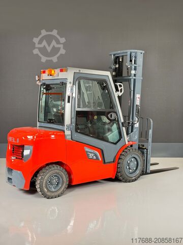 Diesel front loader Heli CPCD35-G3- Diesel - 3,5t 4m Hub -Kabine - Garantie