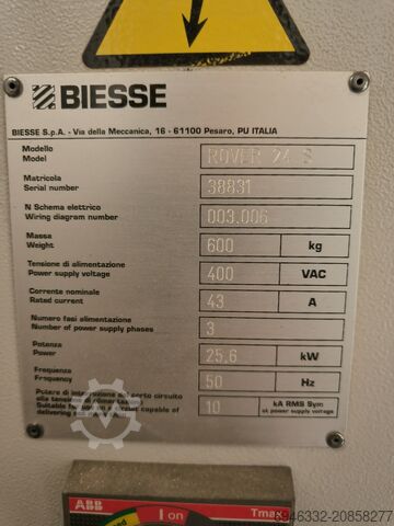 Bearbeitungszentrum Biesse Rover 24 ATS S2