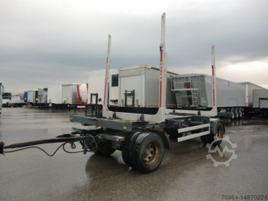 Log trailer  RESSENIG HOLZANHäNGER 2-ACHSIG BPW-ACHSEN, 6M