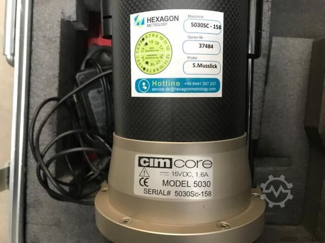 Measuring arm with optical measuring system Cimcore / perceptron Infinite 5030SC / ScanWorks V4