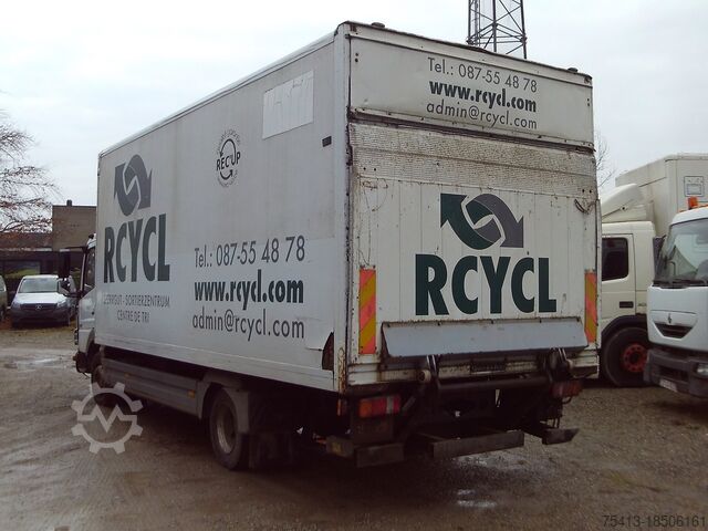Box truck Mercedes-Benz atego 815 koffer+laadbrug