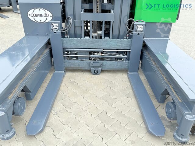 4-Wege-Gabelstapler Combilift C4000 / GAS / 9300MM / FREE-LIFT / CABIN