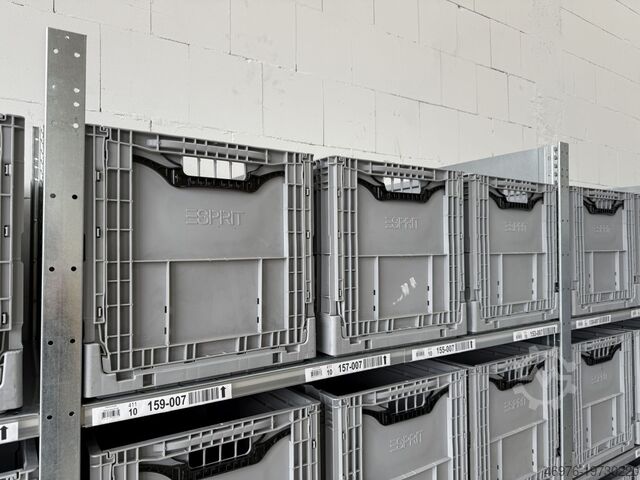 2,000 x 610 mm / 4 levels / 5.27 linear meters. Dexion HI280 Kistenregal Kommissionierregal Regal