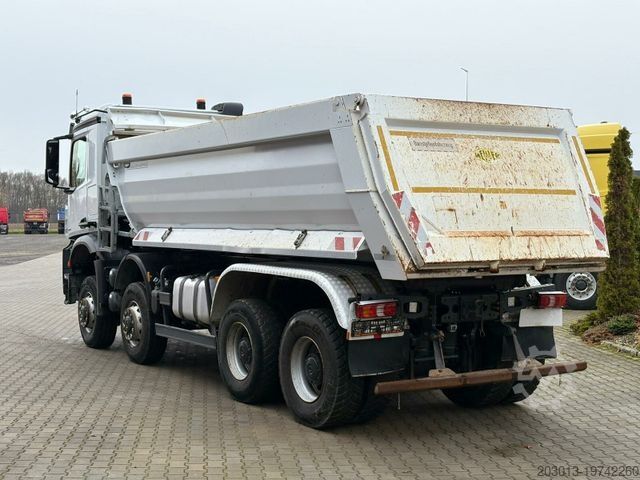 Kipper LKW MERCEDES-BENZ AROCS 4145 8x8 Meiller Muldenkipper