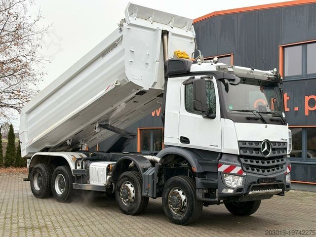 Kipper LKW MERCEDES-BENZ AROCS 4145 8x8 Meiller Muldenkipper