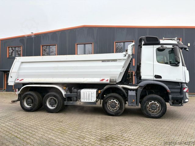Kipper LKW MERCEDES-BENZ AROCS 4145 8x8 Meiller Muldenkipper