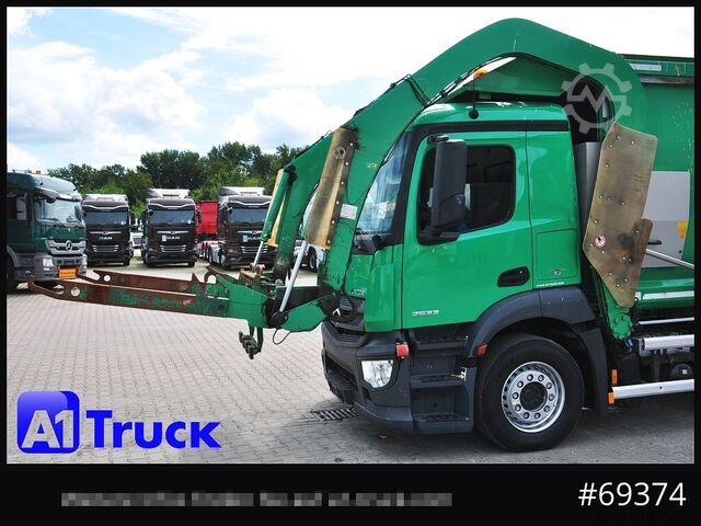 Müllwagen MERCEDES-BENZ Antos 2533, HS Millenium XXL37 Überkopflader,