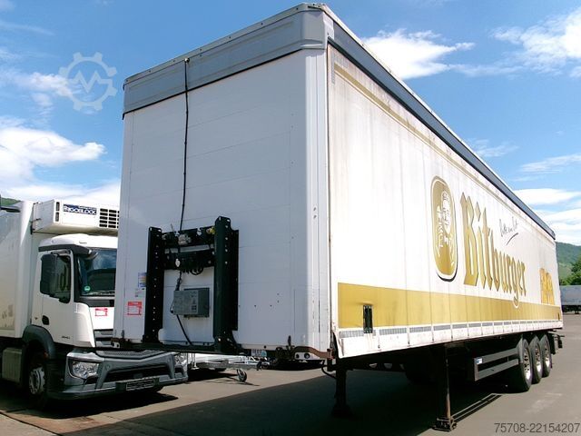 Open semitrailer with tarp KÖGEL Orten SafeServer 2in1*Alu*BPW*Lift*Dachenteisung