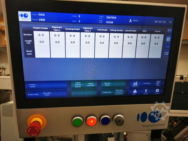 Industrielle LayFlat-Buchblockbindungen ISAG Imaging Solutions AG Switzerland fastBlock 04/90/2300