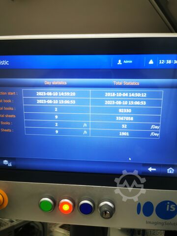 Industrielle LayFlat-Buchblockbindungen ISAG Imaging Solutions AG Switzerland fastBlock 04/90/2300