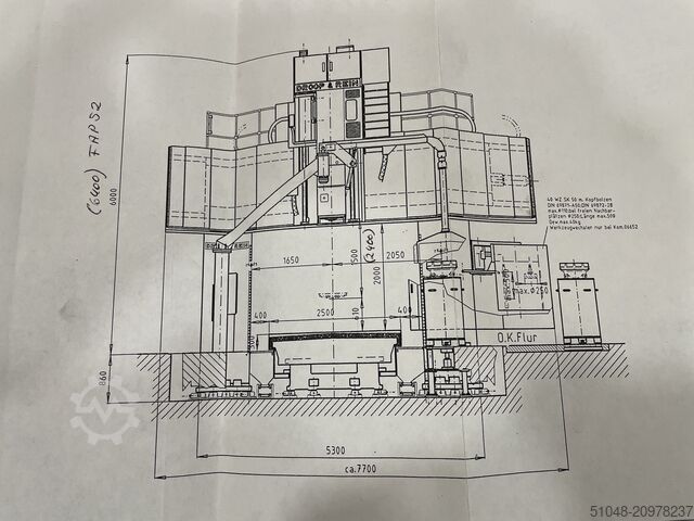Planer-type milling machine - double column Droop&Rein Portal milling machine FPV 2500SL50-15N CNC
