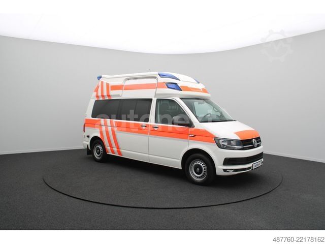 Feuerwehrfahrzeug VOLKSWAGEN T6 Transporter *RTW/KTW* Hoch+Lang *TOP ZUSTAND*