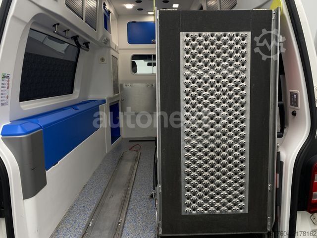 Feuerwehrfahrzeug VOLKSWAGEN T6 Transporter *RTW/KTW* Hoch+Lang *TOP ZUSTAND*