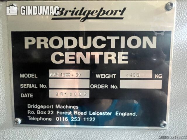 Bridgeport  VMC 1000/30 Bridgeport VMC 1000/30