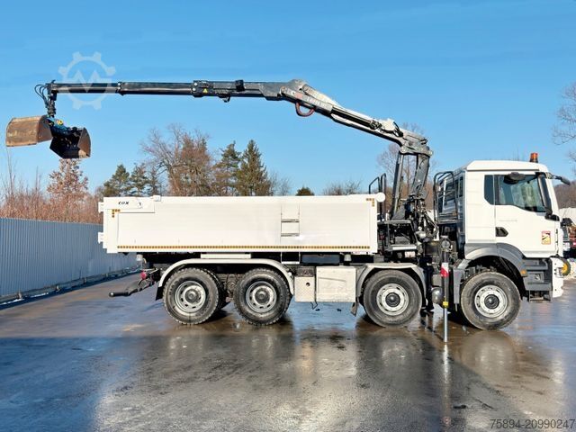 Tipper truck MAN TGS 35.470 * KIPPER 5,10m + KRAN * TOPZUSTAND