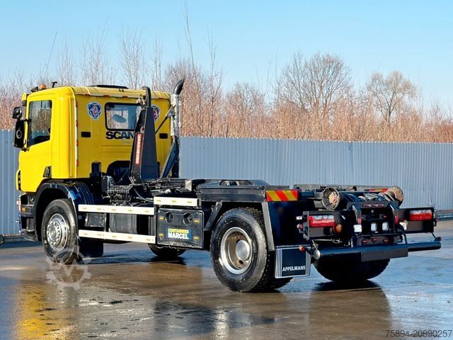 Roll-off tipper truck SCANIA P 230 Abrollkipper * 4x2 * Top Zustand !