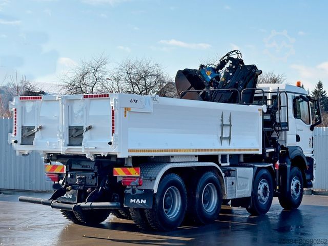 Truck mounted crane MAN TGS 35.470 * KIPPER 5,10m + KRAN * TOPZUSTAND