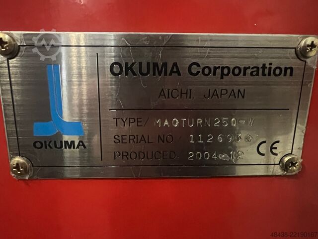 CNC-Drehmaschine Okuma Macturn 250-2SW-1000