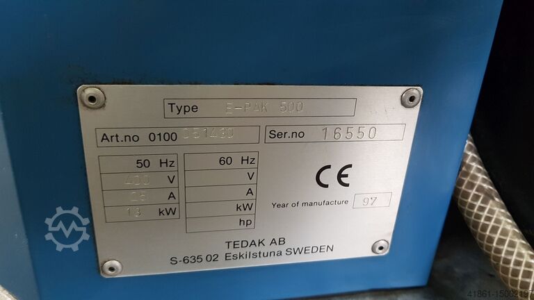 Vakuum Absauganlage NEDERMAN E-PAK 500