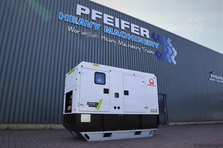 Aggregat Pramac GPW60I/FS5 Valid inspection, *Guarantee! Diesel, 6