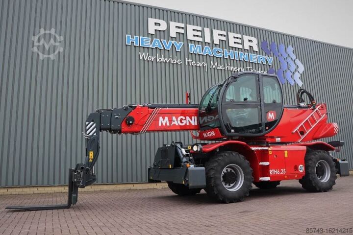 Teleskoplader Magni RTH 6.25 Valid inspection, *Guarantee! 6t Cap. 25m