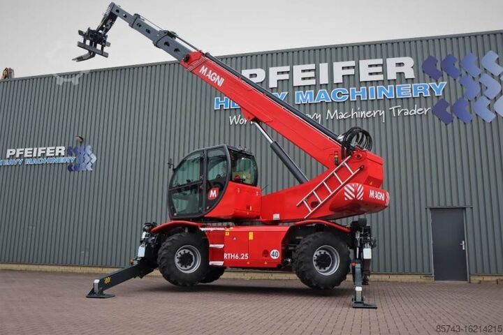 Telehandler Magni RTH 6.25 Valid inspection, *Guarantee! 6t Cap. 25m