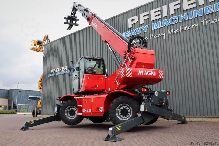 Teleskoplader Magni RTH 6.25 Valid inspection, *Guarantee! 6t Cap. 25m