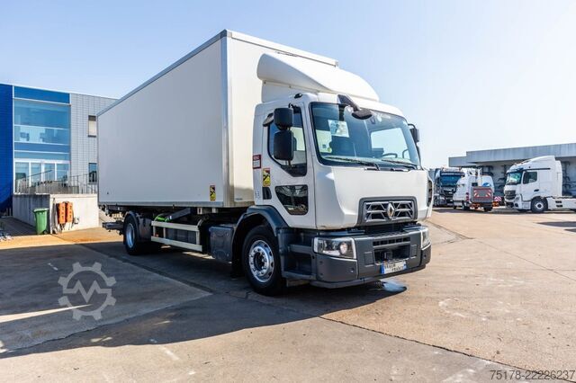 Box body RENAULT D 320+HAYON BAR 2 T.