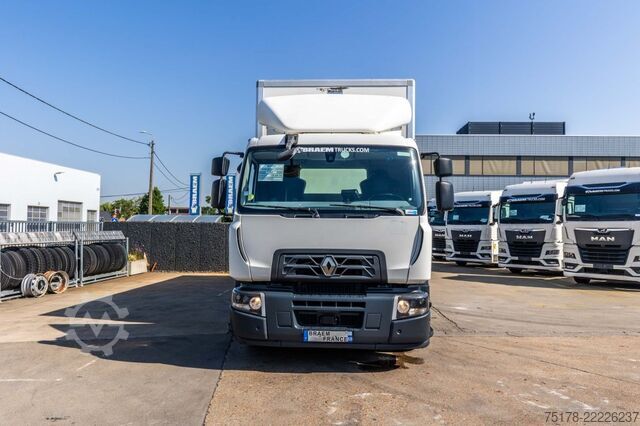 Box body RENAULT D 320+HAYON BAR 2 T.
