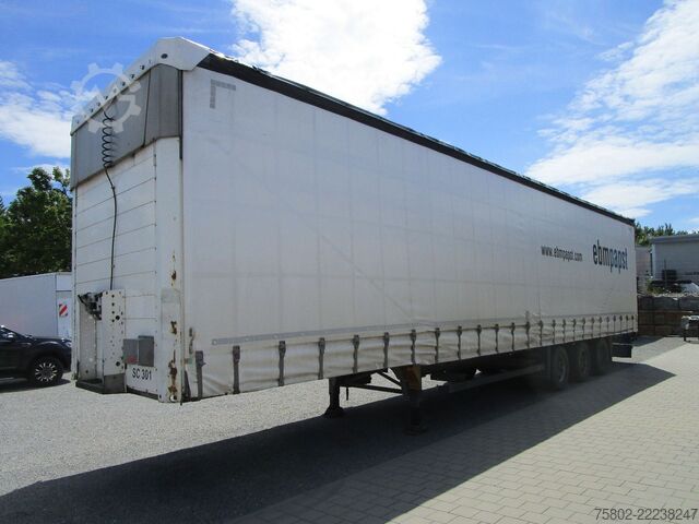 Auflieger mit Pritsche & Plane SCHMITZ CARGOBULL 3-Achser *MEGA+Liftachse+13,60m+Hubdach+Edscha*