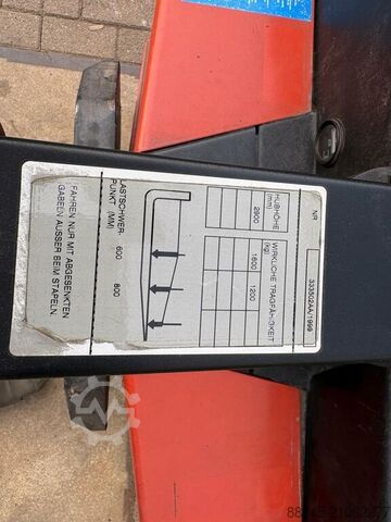 VS-22613 Elektrischer BT Stapler für Blockpaletten 2900 mm BT LSV 1600/2