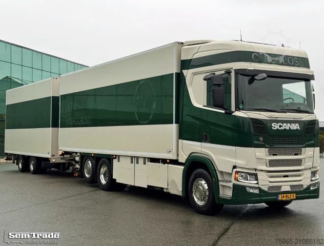 Refrigerated truck SCANIA S500 RETARDER TAIL LIFT BURG TRAILER VAN BEURDEN