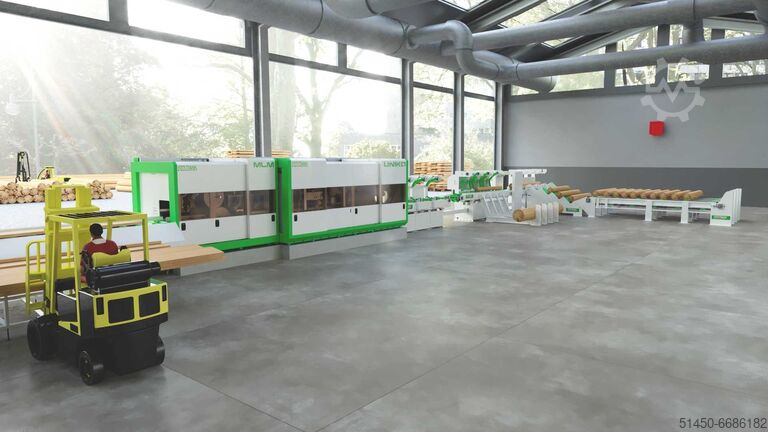 Logs processing plant Mammoth Trademak srl Mammut System