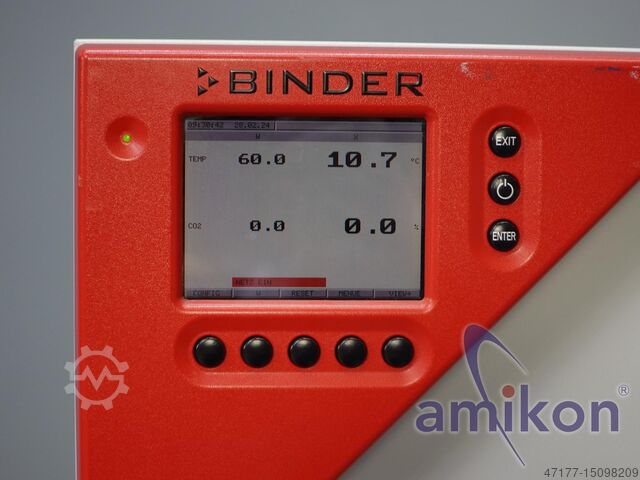CO2 incubator with hot air sterilization Binder CB 210 187°C 210 Liter