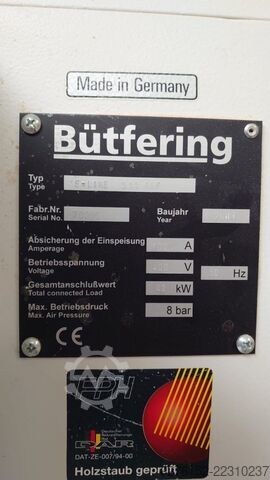 Wide belt sander Bütfering E-Line 311 RRF