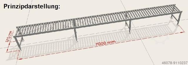 Powered roller conveyors roller conveyor Gebhardt 7000-610-550