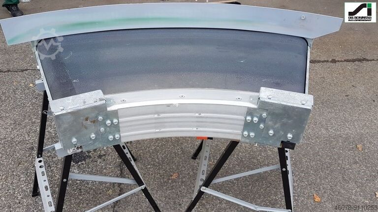 Curved belt conveyor 45° left bend Transnorm 670-500 IR1100