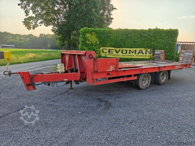 Low loader Gheysen en Verpoort D6 19000kg